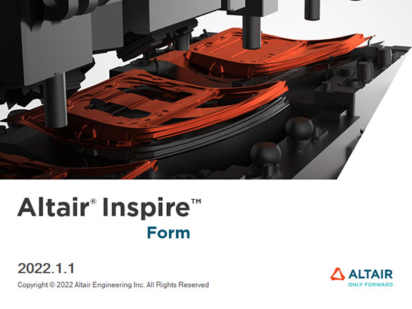 Altair Inspire Form 2022.1.1 64位简体中文版软件安装教程