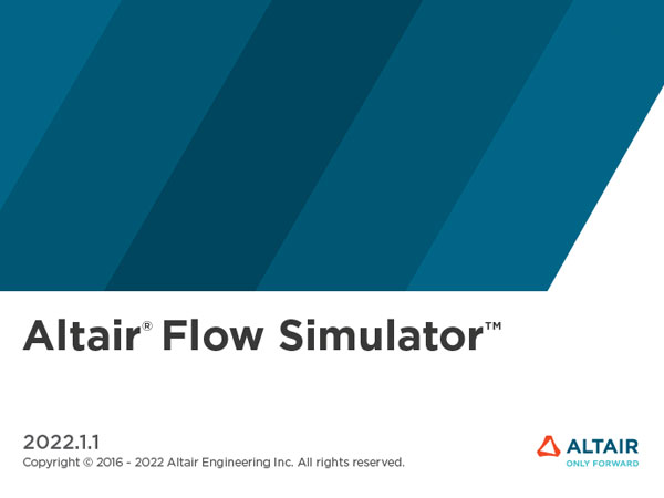 Altair FlowSimulator 2022.1.1 64位英文版软件安装教程