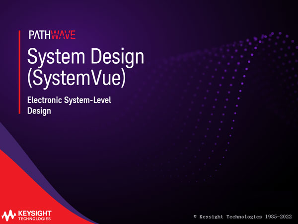 Keysight SystemVue 2023 64位英文版软件安装教程