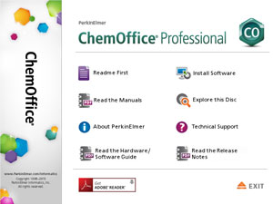 ChemOffice Professional 2016 32位64位英文版安装教程