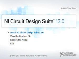 NI Circuit Design Suite 13.0.1 32位64位简体中文版安装教程